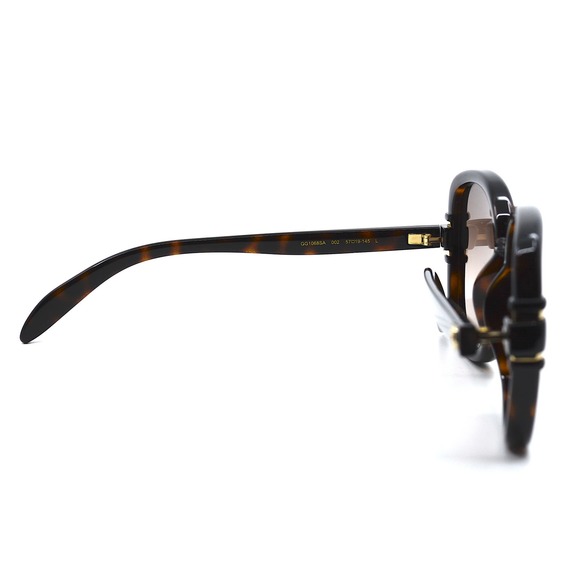GUCCI GG1068SA 002 HAVANA BROWN OVERSIZED AUTHENTIC SUNGLASSES - Picture 8 of 10
